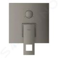 Grohe Eurocube Batria pod omietku na 3 spotrebie, kefovan Hard Graphite