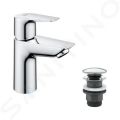 Grohe Start Edge Umvadlov batria s vpustom Push-Open, chrm