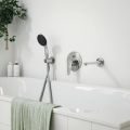Grohe Swift Batria pod omietku, na 2 spotrebie, s telesom, chrm