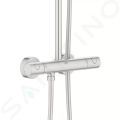 Grohe Euphoria Sprchov set 310 s termostatom, 3 prdy, supersteel