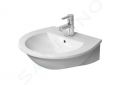 Duravit Darling New Umvadlo, 550x480 mm, s 1 otvorom na batriu, s WonderGliss, alpsk biela