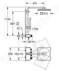 Grohe Euphoria SmartControl Sprchov set Cube 310 Duo s termostatom, 2 prdy, chrm