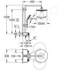 Grohe Euphoria SmartControl Sprchov sprava 260 Mono s vaovm termostatom, chrm