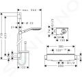 Hansgrohe Raindance Select S Sprchov set s termostatom, 15 cm, 3 prdy, chrm