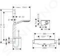 Hansgrohe Raindance Select S Sprchov set s termostatom, 150 mm, 3 prdy, chrm