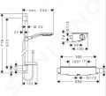 Hansgrohe Raindance Select S Sprchov sprava s termostatom, 150 mm, 3 prdy, biela/chrm