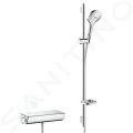 Hansgrohe Raindance Select E Sprchov set 120 s termostatom Ecostat Select, 3 prdy, biela/chrm