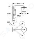 Grohe Rainshower Sprchov systm, chrm