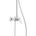 Hansgrohe Croma 160 Sprchov set Showerpipe s pkovou batriou, chrm