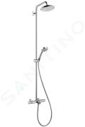 Hansgrohe Croma 220 Sprchov set Showerpipe s termostatom, 220 mm, 1 prd, chrm