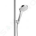 Hansgrohe Croma Select S Sprchov set SemiPipe Multi s termostatom, biela/chrm