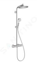 Hansgrohe Crometta Sprchov sprava S 240 Showerpipe s termostatom,  EcoSmart 9 l/min, chrm