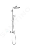 Hansgrohe Crometta Sprchov sprava Showerpipe S 24 s batriou chrm