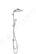 Hansgrohe Crometta Sprchov sprava E 240 Showerpipe na renovcie, EcoSmart 9 l/min, chrm