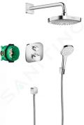 Hansgrohe Croma Select E Sprchov set 180 s termostatom Ecostat E, 2 prdy, chrm