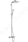 Hansgrohe Crometta Set Showerpipe E 240 s vaovm termostatom, 2 prdy, chrm