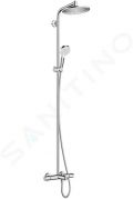 Hansgrohe Crometta Termostatick vaov batria Showerpipe S 240, chrm