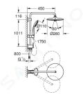 Grohe Euphoria Sprchov set s prepnaom 260, 3 prdy, chrm