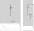 Hansgrohe Crometta Sprchov set Vario s termostatom Ecostat 1001 CL, 2 prdy, biela/chrm