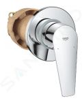 Grohe BauEdge Sprchov batria pod omietku, s telesom, chrm
