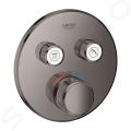 Grohe Grohtherm SmartControl Termostatick sprchov batria pod omietku, 2 ventily, Hard Graphite