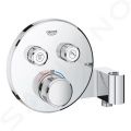 Grohe Grohtherm SmartControl Termostatick sprchov podomietkov batria, 2 ventily, s driakom na sprchu, chrm