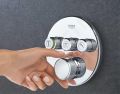 Grohe Grohtherm SmartControl Termostatick sprchov podomietkov batria, 3 ventily, chrm