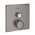 Grohe Grohtherm SmartControl Termostatick sprchov batria pod omietku s 1 ventilom, kefovan Hard Graphite