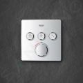 Grohe Grohtherm SmartControl Termostatick batria pod omietku, 3 ventily, chrm