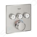 Grohe Grohtherm SmartControl Termostatick batria pod omietku, 3 ventily, supersteel