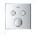 Grohe SmartControl Batria pod omietku, 2 vstupy, chrm