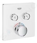 Grohe Grohtherm SmartControl Termostatick vaov batria pod omietku s 2 ventilmi, mesan biela