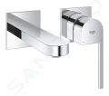 Grohe Plus Umvadlov batria M pod omietku, 2-otvorov intalcia, chrm