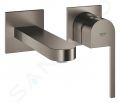 Grohe Plus Umvadlov batria pod omietku, 2-otvorov intalcia, kefovan Hard Graphite