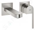 Grohe Plus Umvadlov batria pod omietku, 2-otvorov intalcia, supersteel