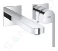 Grohe Plus Umvadlov batria L pod omietku, 2-otvorov intalcia, chrm