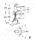 Grohe Eurosmart Cosmopolitan Drezov batria, chrm