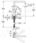 Grohe Essence Drezov batria, chrm