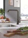 Grohe Essence Drezov batria, tmav grafit