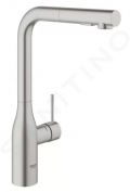 Grohe Essence Pkov drezov batria s vsuvnou spkou, supersteel