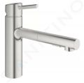 Grohe Concetto Pkov drezov batria, supersteel