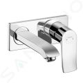 Hansgrohe Metris New Umvadlov pkov batria pod omietku, chrm