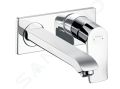 Hansgrohe Metris New Umvadlov pkov batria pod omietku, chrm