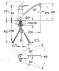 Grohe Eurosmart Cosmopolitan Drezov batria, chrm