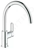 Grohe BauEdge Pkov drezov batria, chrm