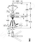 Grohe Minta Drezov batria s vsuvnou koncovkou, chrm