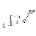 Hansgrohe Metris S tvorotvorov vaov batria na okraj vane s vtokom, 171 mm, chrm