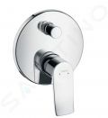 Hansgrohe Metris New Vaov pkov batria pod omietku, chrm