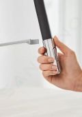 Grohe Concetto Drezov batria s flexibilnm ramenom s prepnaom, chrm