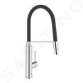 Grohe Concetto Drezov batria s flexibilnm ramenom s prepnaom, chrm